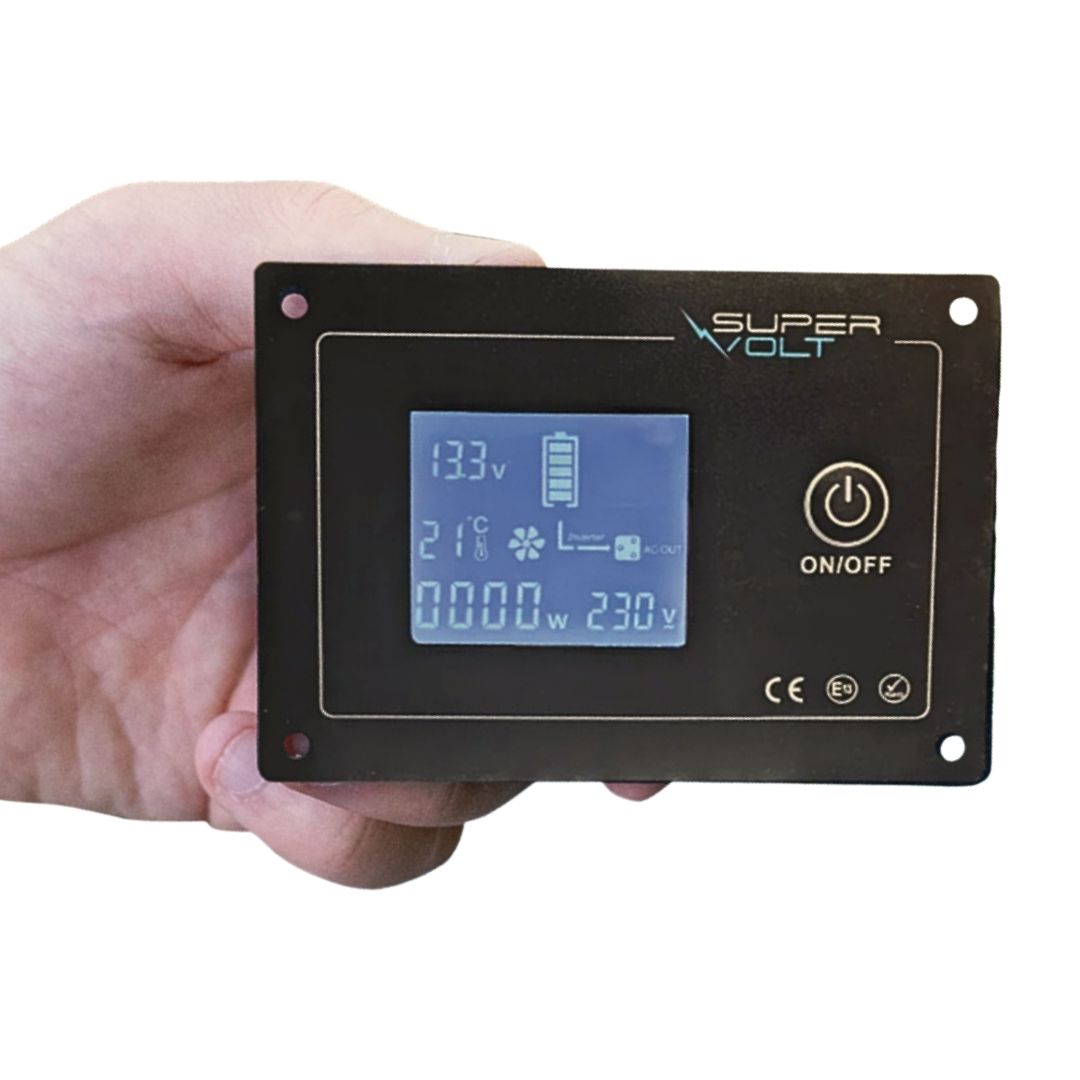 Supervolt Pro LiFePO₄ 12,8V 150Ah litiumbatteri – Smart BMS, Bluetooth, grensesnitt og oppvarming ned til −30 °C