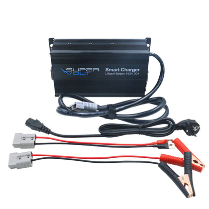 LiFePO4-lader – 30 A AC/DC 12 V-lader