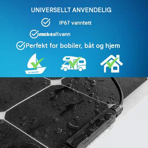 Supervolt Solar Flex 210W – Fleksibelt solcellepanel – Back Contact-teknologi