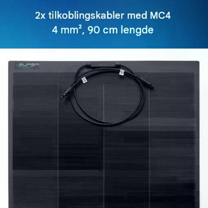 Supervolt Solar Flex 210W – Fleksibelt solcellepanel – Back Contact-teknologi