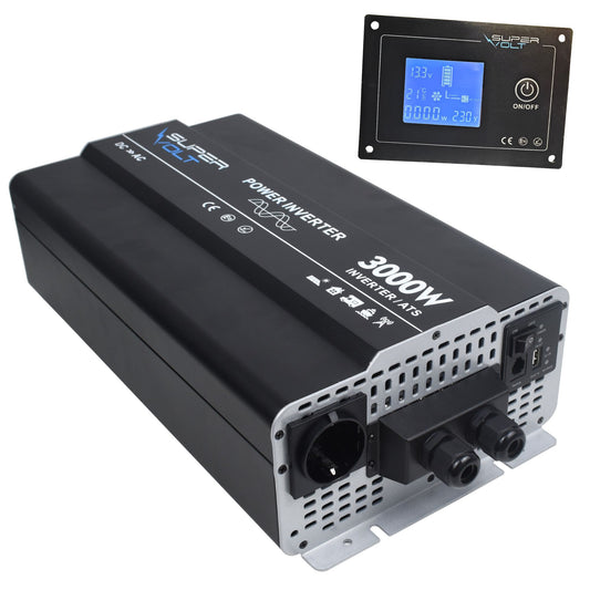 12V 3000W Omformer til Bobil og Båt | Supervolt